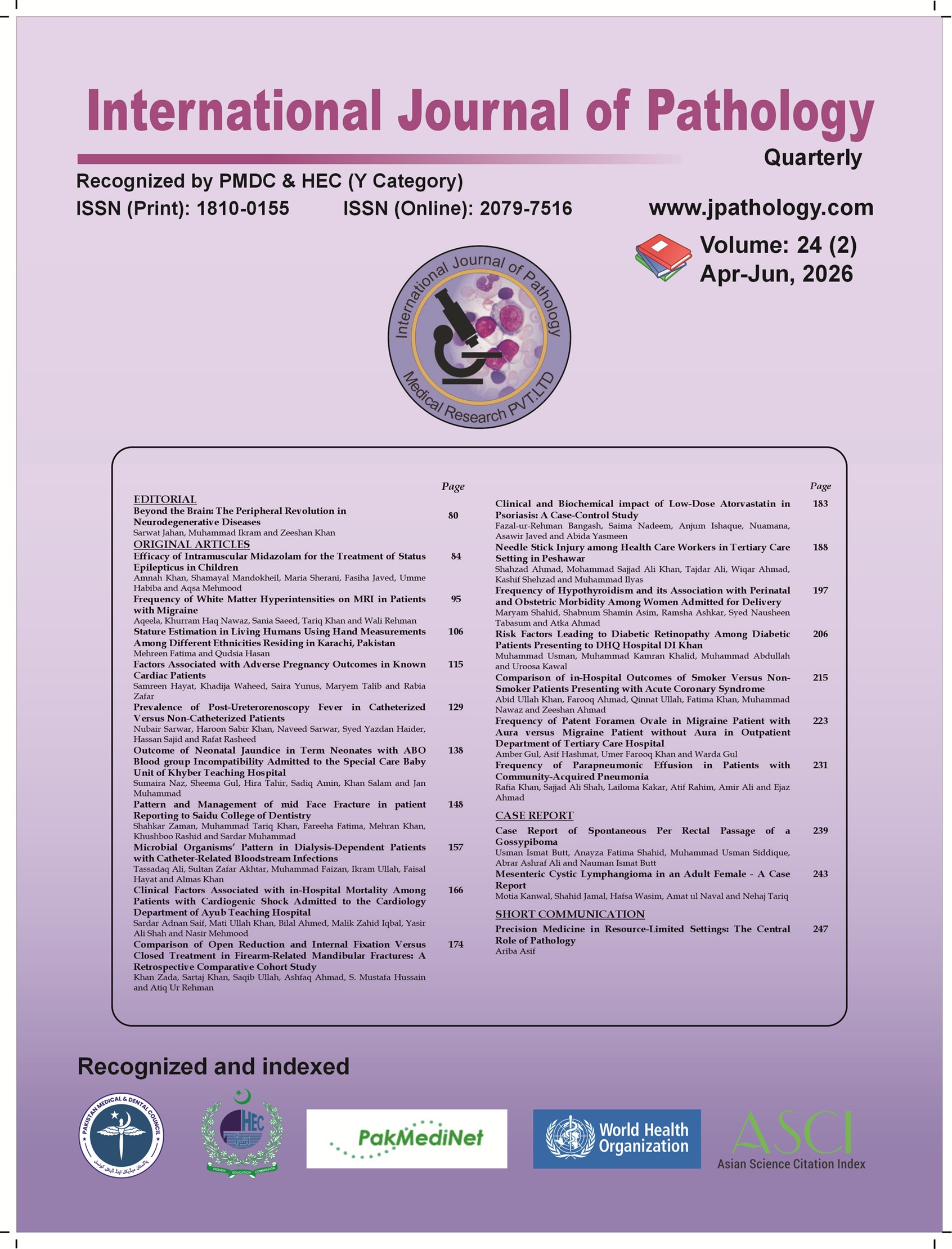 					View Vol. 24 No. 2 (2026): Apr-Jun
				